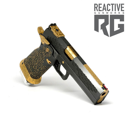 SVI Infinity IED 1911 9mm Stainless/Orange - Reactive Gunworks