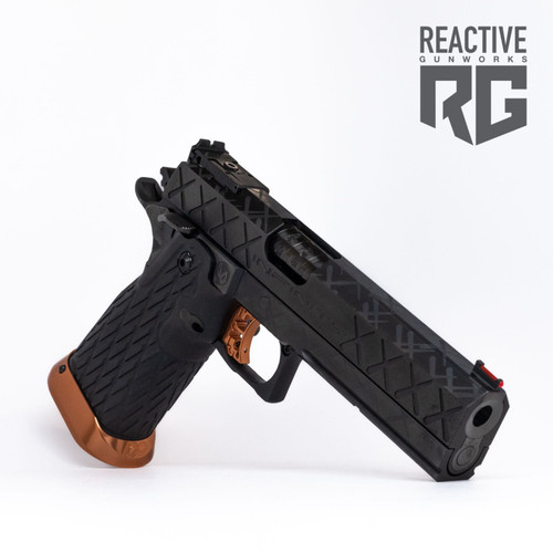 SVI Infinity IED 1911 9mm Stainless/Orange - Reactive Gunworks