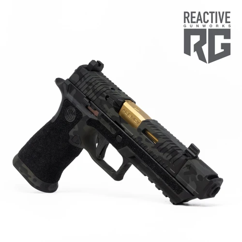 Agency Arms SIG P320 Peacekeeper Black Multicam Comp Mid TiN