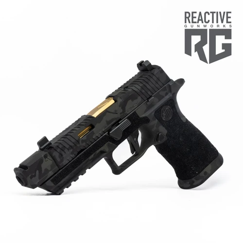 Agency Arms SIG P320 Peacekeeper Black Multicam Comp Mid TiN
