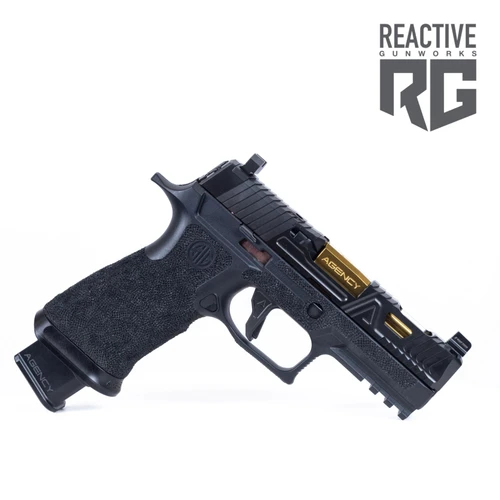 Agency Arms SIG P320 EXA DLC Ported Mid Polished TiN