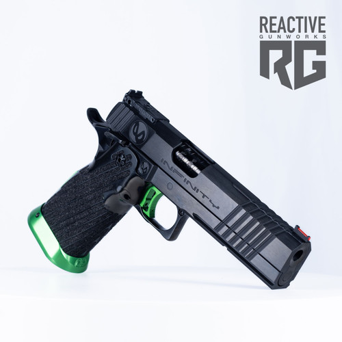 SVI Infinity IED 1911 9mm Stainless/Orange - Reactive Gunworks