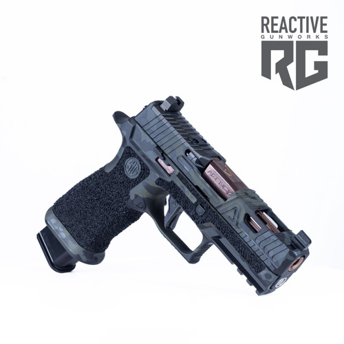 Agency Arms SIG P320 EXA Black Multicam Ported Polished Rose Gold