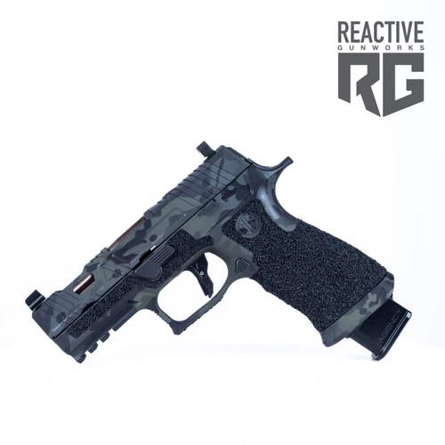 Agency Arms SIG P320 EXA Black Multicam Ported Polished Rose Gold