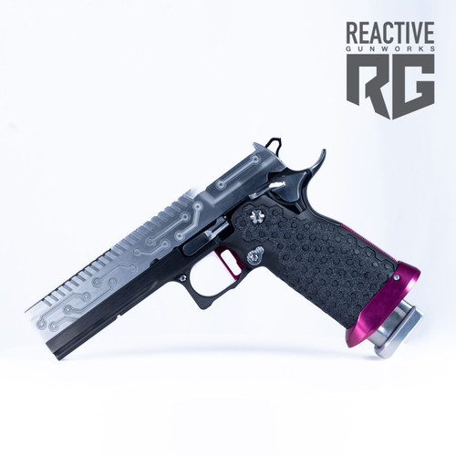 SVI Infinity IED Silver/Pink 5" 9MM Optic Ready