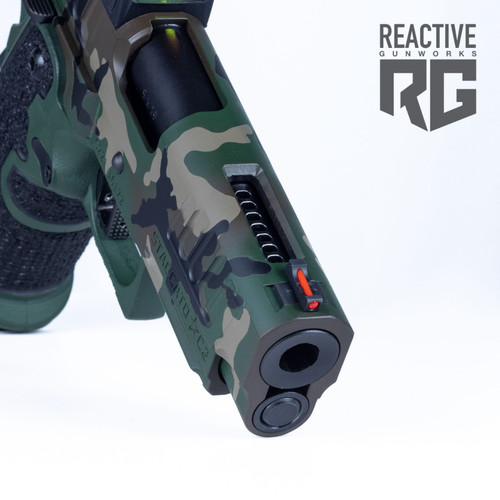 Monsoon Tactical Staccato C2 M81 Woodland Multicam Lucky 7's RMRcc SVI Trigger (9mm)