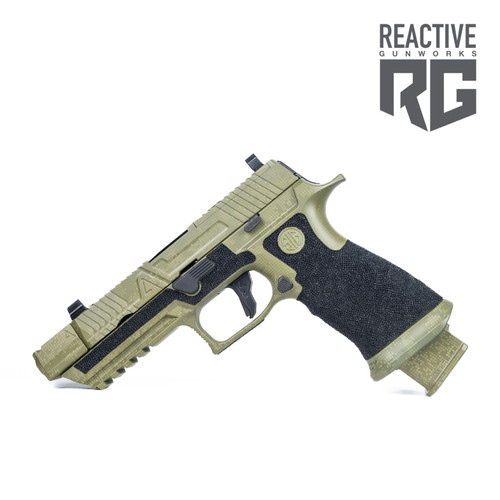 Agency Arms SIG P320 Gavel Bazooka Green BDL Halftone Comp DLC