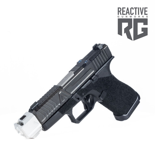 Agency Arms Glock 43X Bonesaw DLC Silver Single Comp