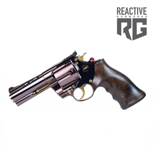 Korth Classic 4" Polished Bronze DLC 6-Shot Revolver (.44 Mag)