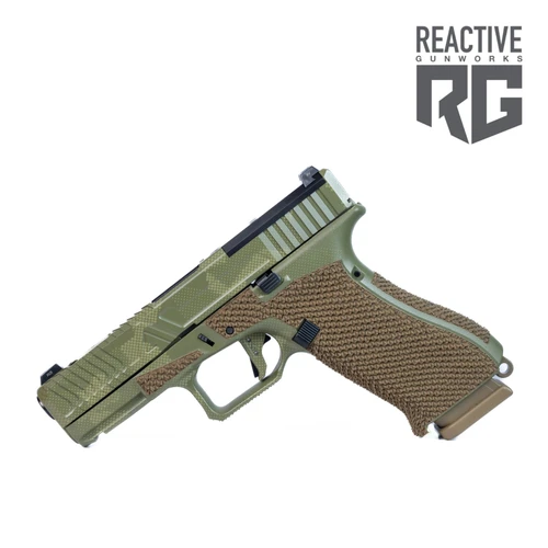 Agency Arms Glock 19X EXA Bazooka Green Halftone Aggressive