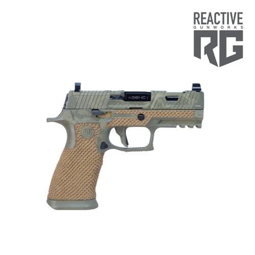 Agency Arms 320 EXA Ported Green Snakeskin Full Build