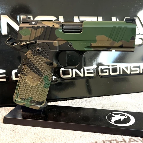 Nighthawk Custom TRS Commander IOS (9mm) M81 Woodland