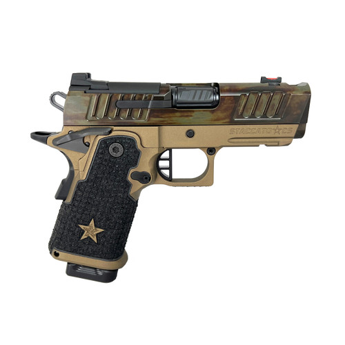 Monsoon Tactical Staccato CS Color Case Hardened/Bronze Mini Genghis Komp (9mm)