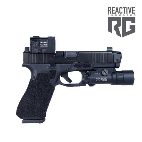 Lead Baron Glock 45 Combo Texture Radian Ramjet ACRO P-2 X300 Build