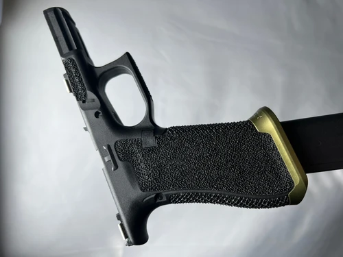 Lead Baron Customs G45 Stippled Frame Combo Texture Magwell Single Recessed Tracker Texture