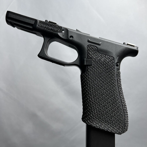Lead Baron Customs G45 Stippled Frame Tracker Texture Single Recessed X Texture