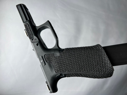 Lead Baron Customs G45 Stippled Frame Tracker Texture Single Recessed X Texture