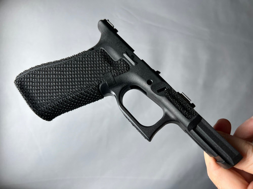 Lead Baron Customs G45 Stippled Frame Tracker Texture Single Recessed X Texture