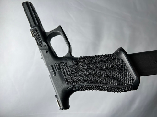 Lead Baron Customs G17 Gen 5 Stippled Frame Tracker Texture Magwell Single Recessed Tracker Texture