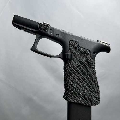 Lead Baron Customs G48 MOS Stippled Frame Combo Texture Single Recessed X Texture
