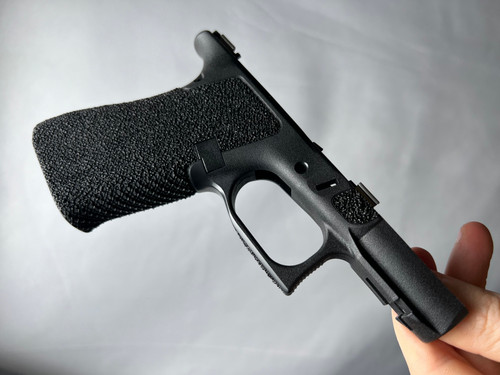 Lead Baron Customs G48 MOS Stippled Frame Combo Texture Single Recessed X Texture