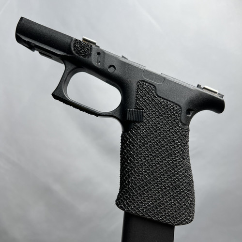 Lead Baron Customs G48 MOS Stippled Frame Combo Texture Single Recessed X Texture