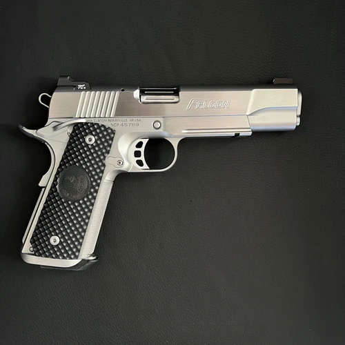 Nighthawk Falcon Stainless Polished Flats (10mm) Govt 1911