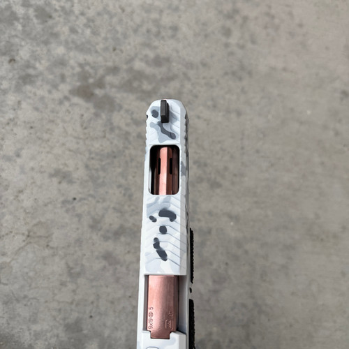 Agency Arms G34 Gen 5 Ported EXA MultiCam Alpine Rose Gold Aggressive Magwell