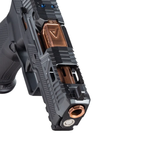 Agency P320 Ported EXA DLC Rose Gold 3.9" Premier Icarus Grip
