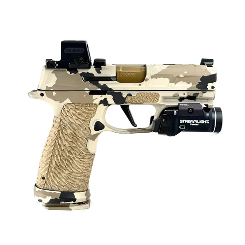 Dave Modz SIG P365 XMACRO TACOPS Ported Light Arid Camo Norsso Full Build (9mm)