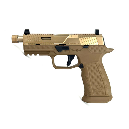 Agency Arms P320 Bonesaw FDE PVD Threaded Icarus Grip