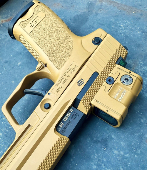 LWS Enhanced HK USP 9MM Ported Chainsaw RAL 8K Volker Trigger ACRO XOST 4.25" V1 DA/SA