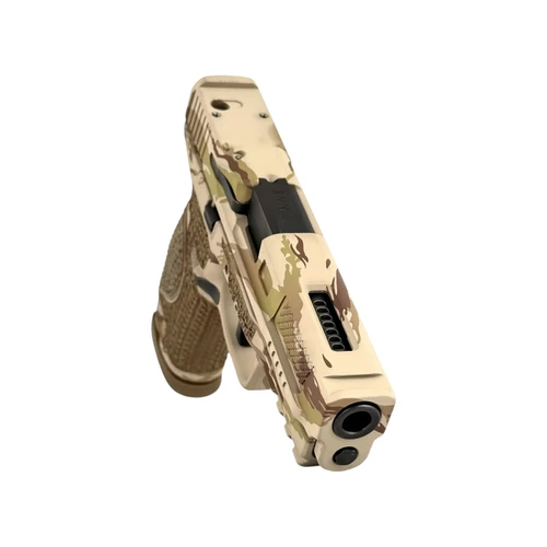 Monsoon x P1T ProSpec M&P2.0 Arid Tiger Stripe Lucky 7's (9mm) 4.25" Apex Trigger Bottom Ramen