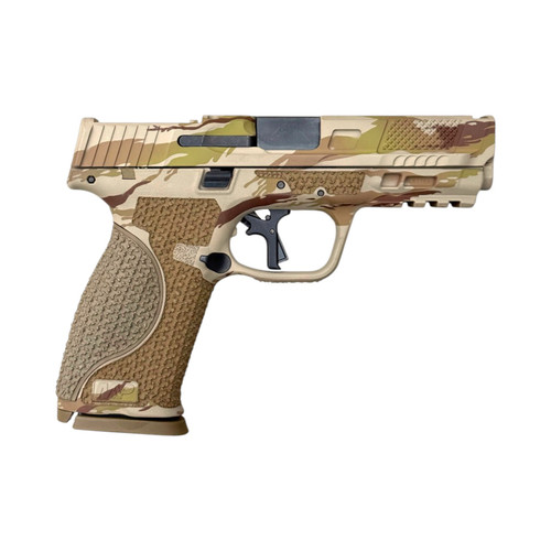 Monsoon x P1T ProSpec M&P2.0 Arid Tiger Stripe Lucky 7's (9mm) 4.25" Apex Trigger Bottom Ramen