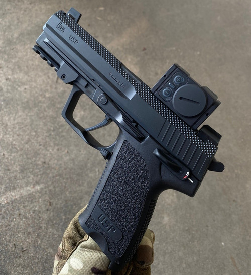 LWS Enhanced HK USP 9MM Ported Chainsaw Black Volker Trigger ACRO XOST 4.25" V1 DA/SA