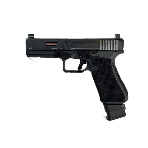 Agency Arms Glock 17 Gen 5 Ported EXA DLC Aggressive Polished Mid Line Rose Gold