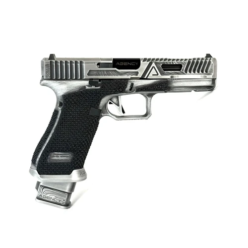 Agency Arms Glock 17 Gen 5 Ported EXA Beskar Aggressive Polished Mid Line DLC