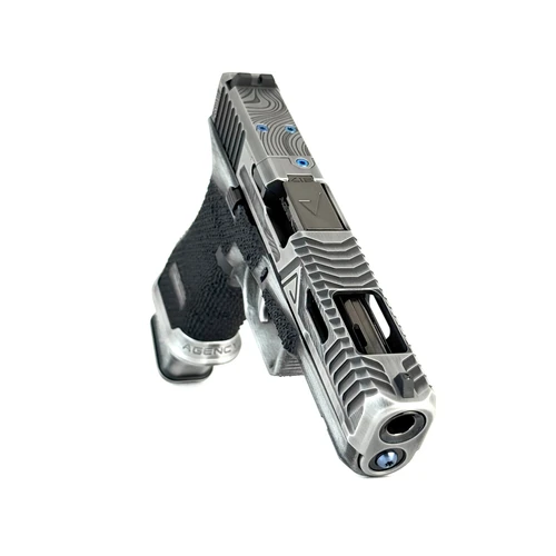 Agency Arms Glock 17 Gen 5 Ported EXA Beskar Aggressive Polished Mid Line DLC