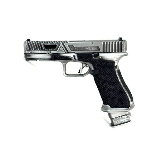 Agency Arms Glock 17 Gen 5 Ported EXA Beskar Aggressive Polished Mid Line DLC