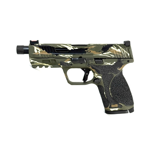 Agency Arms M&P9 2.0 4" Urban Green Tiger Stripe EDC OEM Threaded