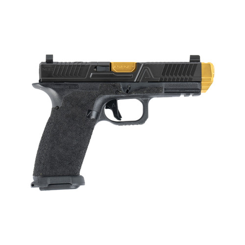 Agency Arms OG NOC 2.0 Glock 45 Gold TiN Barrel/Comp - Lone Wolf Frame