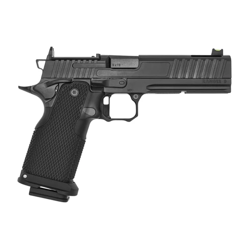 Miller Precision Ranger 9 5" Ported Diamond Texture Linkless (9mm) Double Stack 1911 Carry Aluminum Grip