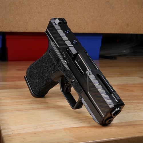 Agency Arms Glock 43X MOS S1 Black DLC Standard Stipple