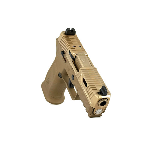 Agency Arms P320 3.9" Gavel FDE PVD Icarus Metal Grip Full Build