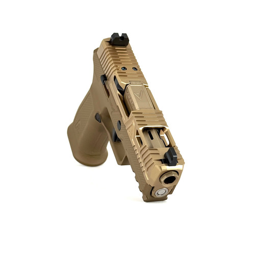 Agency Arms P320 3.9" Ported EXA FDE PVD Icarus Metal Grip Full Build