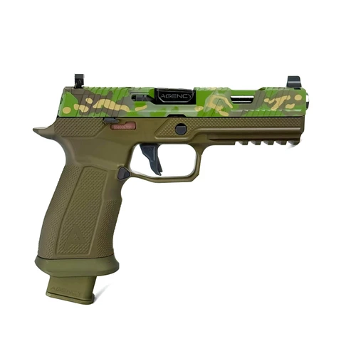 Agency Arms P320 4.7" Ported EXA MC Tropic Green Icarus Polished Premier DLC