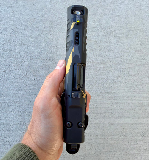 Monsoon Tactical Staccato HD P4 Gold / Grey Tiger Stripe GMGK Ramen 9mm Package 2