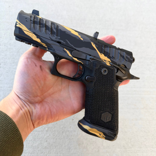 Monsoon Tactical Staccato HD P4 Gold / Grey Tiger Stripe GMGK Ramen 9mm Package 2