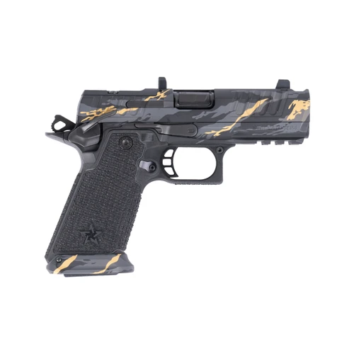 Monsoon Tactical Staccato HD P4 Gold / Grey Tiger Stripe GMGK Cherry Blossom 9mm Package 2