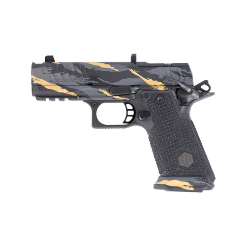 Monsoon Tactical Staccato HD P4 Gold / Grey Tiger Stripe GMGK Cherry Blossom 9mm Package 2